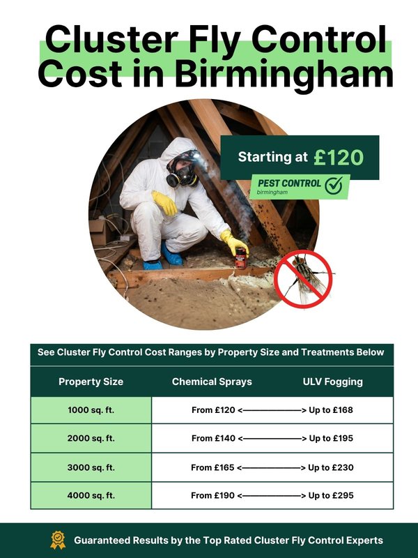 Cluster fly control prices in Birmingham