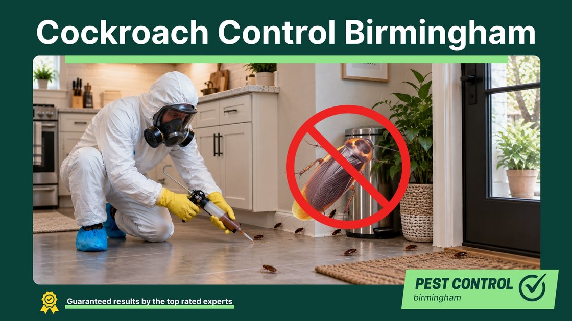 Cockroach control in Birmingham