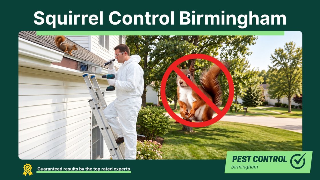 Squirrel control in Birmingham