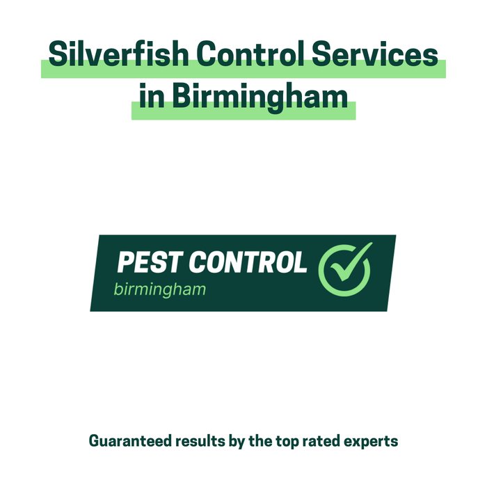 Silverfish control services in Birmingham offered by Pest Control Birmingham